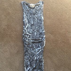 Lily Aldridge Velvet Graham Spencer mini dress, XS